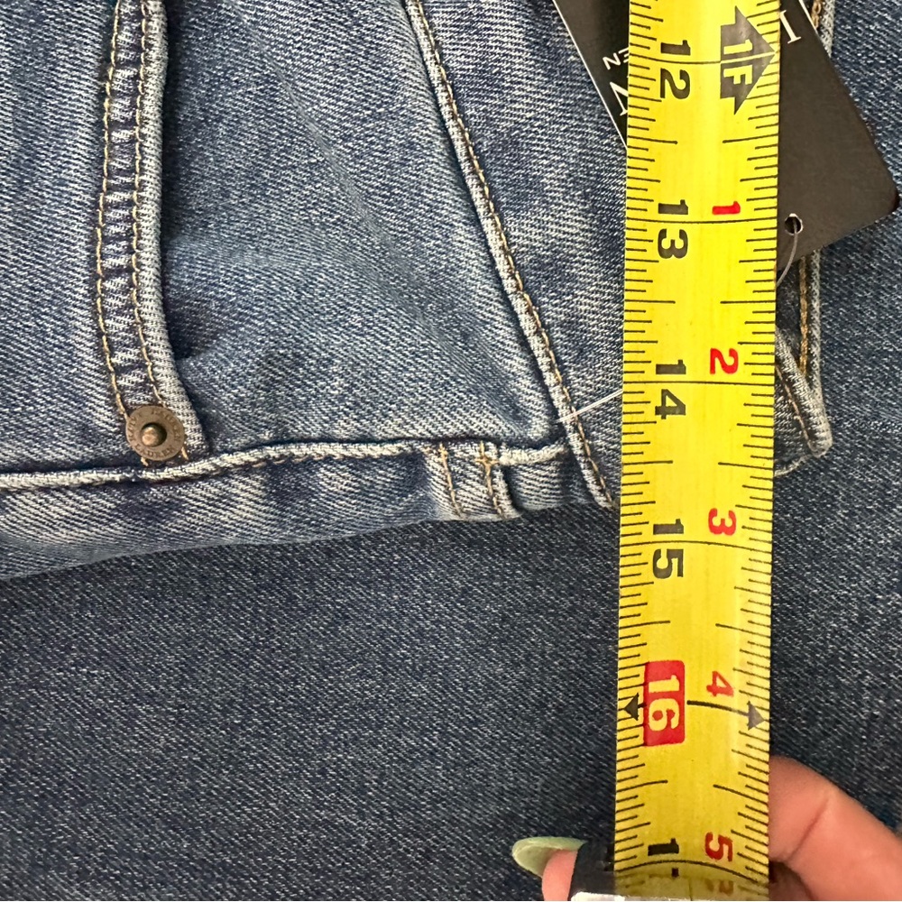 Ralph Lauren High-Rise Button-Fly Women’s Jeans - Medium Blue - Picture 6 of 8